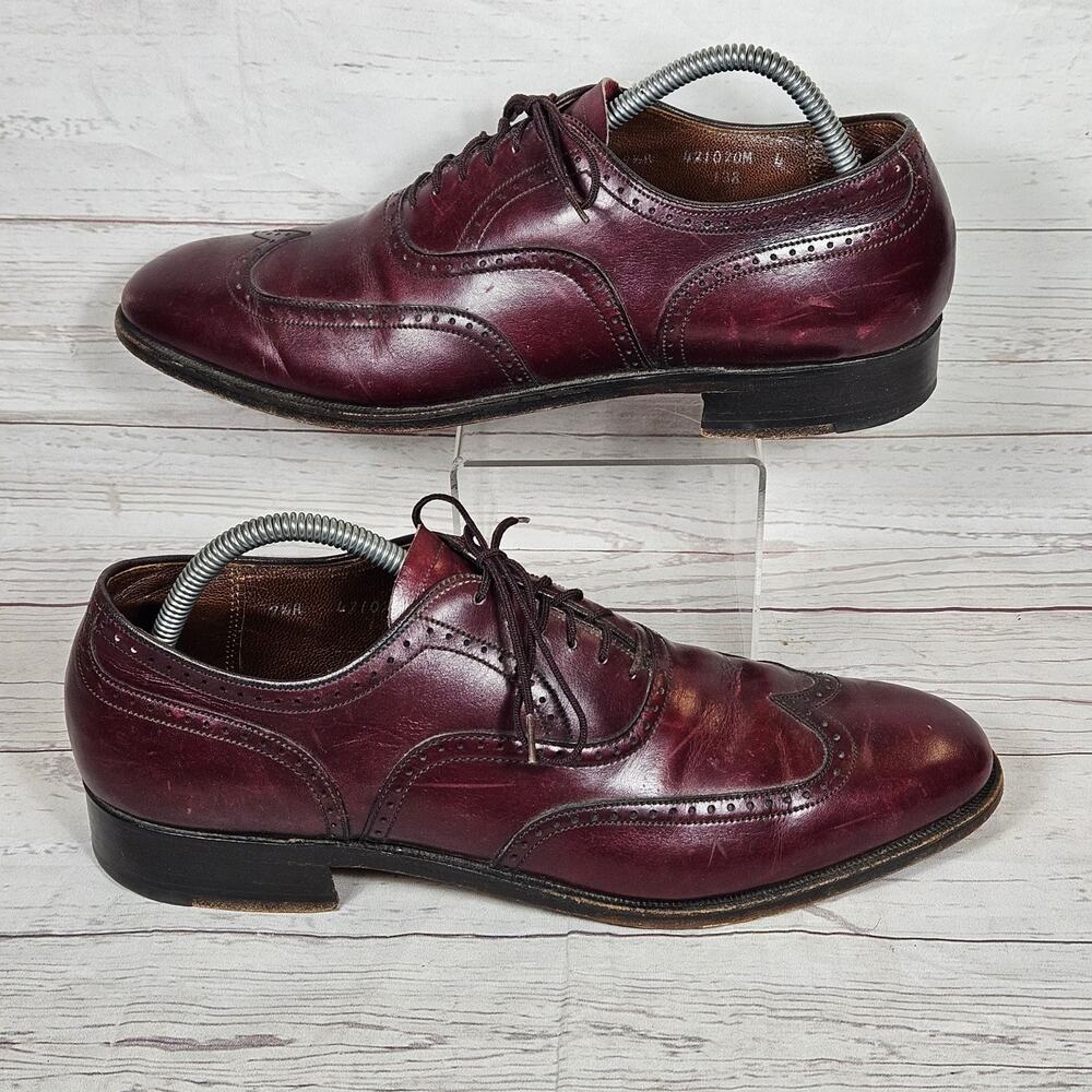 Wright Arch Whippet II Collection Mens Wingtip Oxford Dress Shoes 9.5 A USA Made